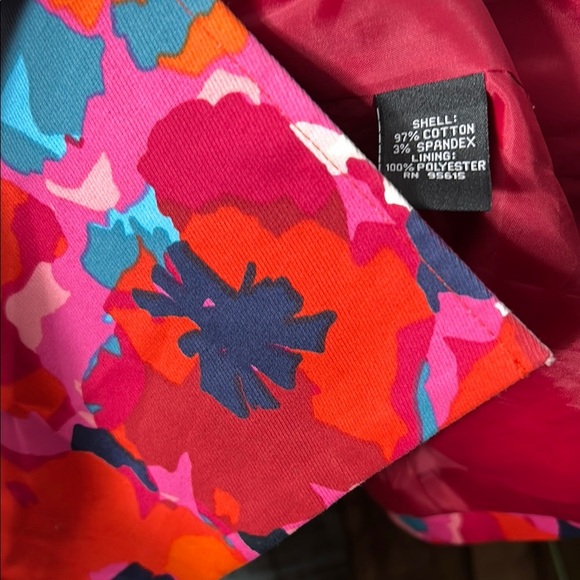 Rafaella Large Floral Multicolor Jacket - Picture 9 of 14